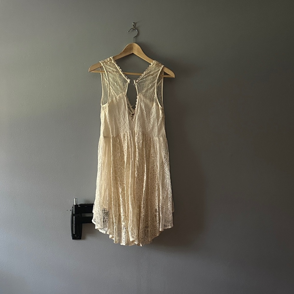 Bridal Cream Lace Dress